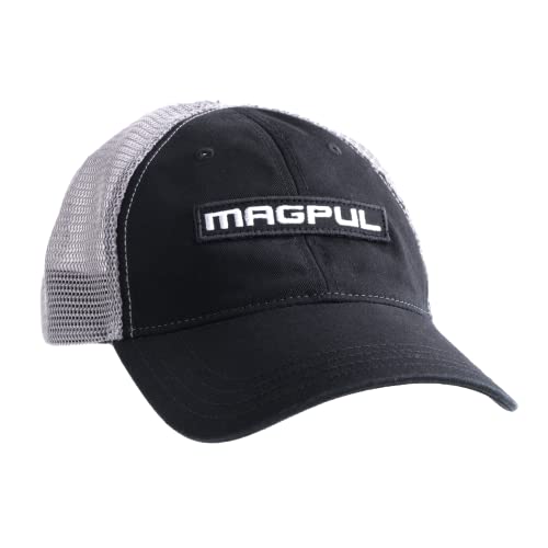 Magpul Uni-Erwachsene Trucker Hat Snap Back Baseball Cap, One Size Fits Most Baseballkappe, Wordmark Garment Washed Black/Charcoal, Einheitsgröße Magpul Uni-Erwachsene Trucker Hat Snap Back Baseball Cap, One Size Fits Most Baseballkappe, Wordmark Garment Washed Black/Charcoal, Einheitsgröße von Magpul