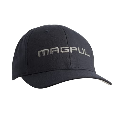 Magpul Unisex Wordmark Mütze mit Stretch-Passform, Marineblau, Navy, S/M von Magpul