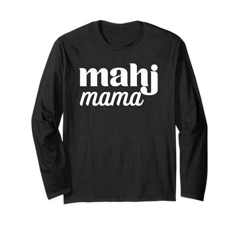 Mahjong Spieler Mahj Mama Langarmshirt Mahjong Spieler Mahj Mama Langarmshirt von Mah