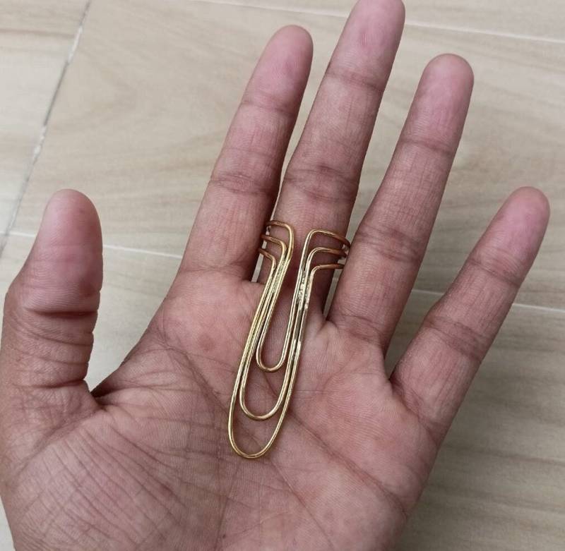 Arthritis Finger Mcp Splinttrigger Gold Splint Ringeds Splintmcp Splinthandmade Ringring Splinttriggering Ring von MahakaalPoint