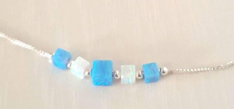 Schmuck Kette Silber 925 Opal Rhodiniert Hochzeit Verlobung Geschenk Beste Freundin Set Möglich Opalkette Filigran Minimalistisch Schmuck Kette Silber 925 Opal Rhodiniert Hochzeit Verlobung Geschenk Beste Freundin Set Möglich Opalkette Filigran Minimalistisch von LillysOpale