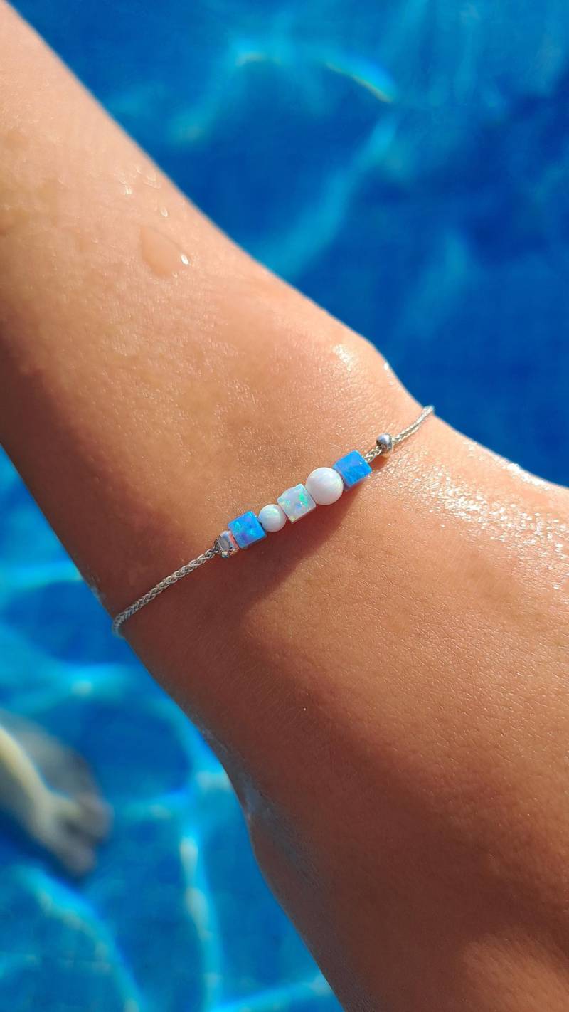 Schmuck Unikat Silber 925 Opal Rhodiniert Hochzeit Verlobung Geschenk Beste Freundin Armband Set Möglich Handmade Present Minimalistisch Schmuck Unikat Silber 925 Opal Rhodiniert Hochzeit Verlobung Geschenk Beste Freundin Armband Set Möglich Handmade Present Minimalistisch von LillysOpale