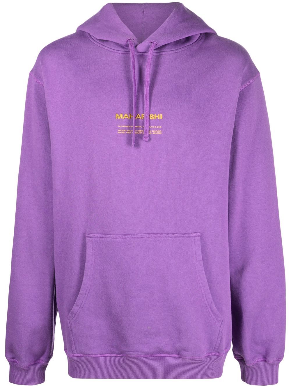 Maharishi Hoodie aus Bio-Baumwolle - Violett von Maharishi