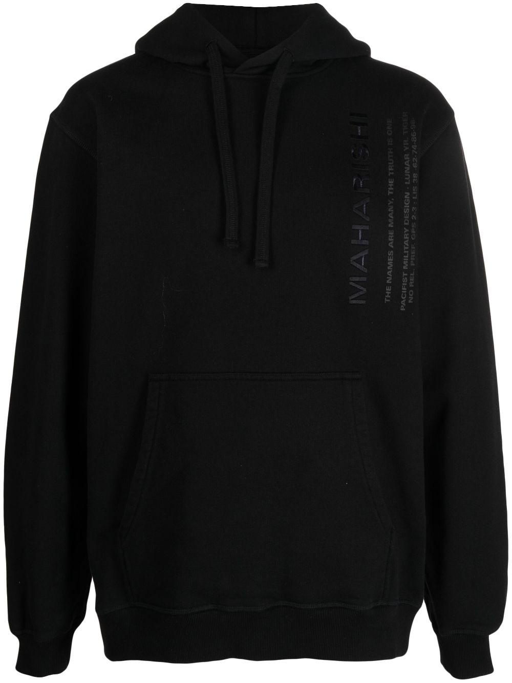 Maharishi Hoodie mit Logo-Stickerei - Schwarz von Maharishi