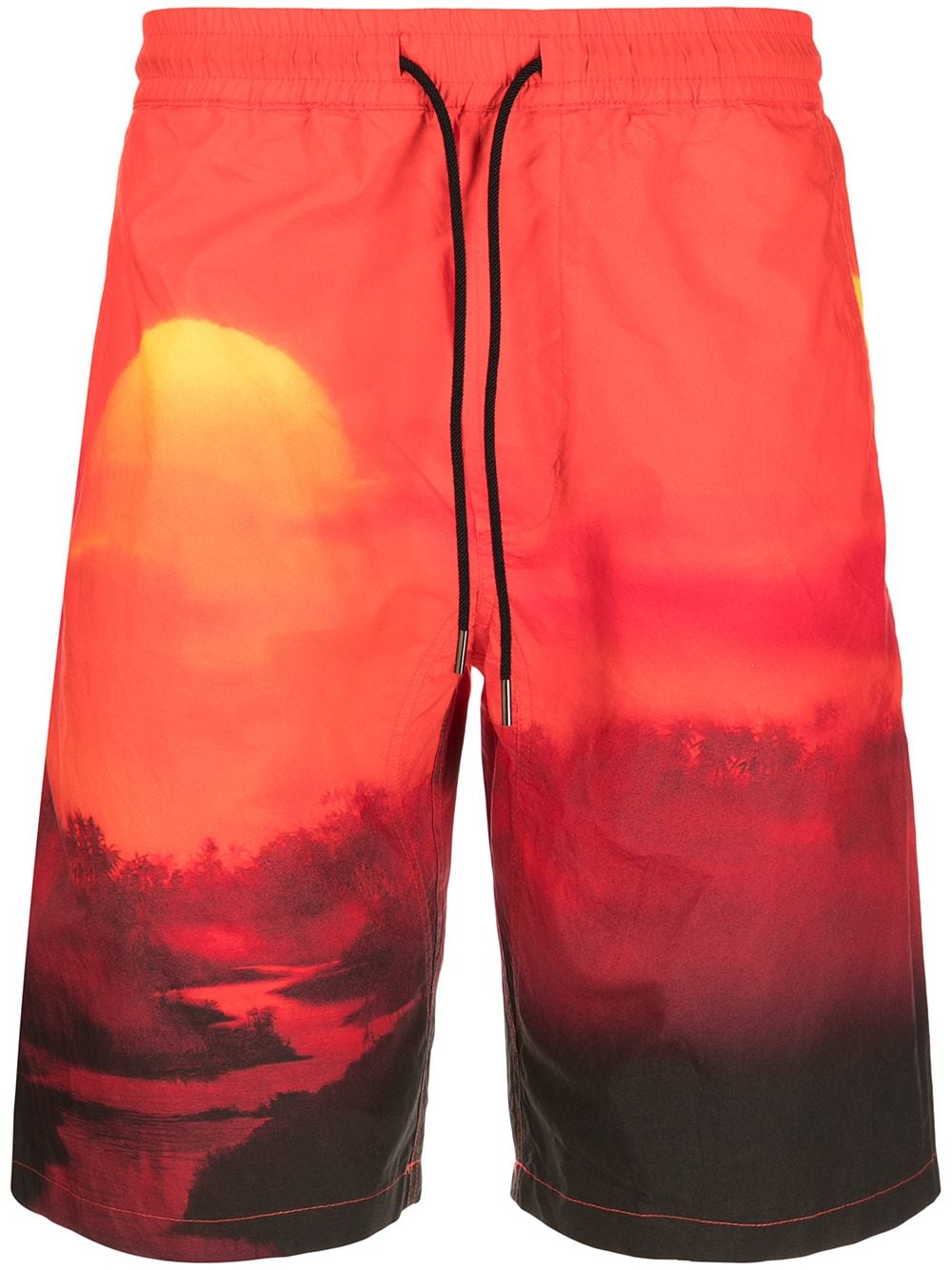 Maharishi Joggingshorts mit Kordelzug - Rot von Maharishi