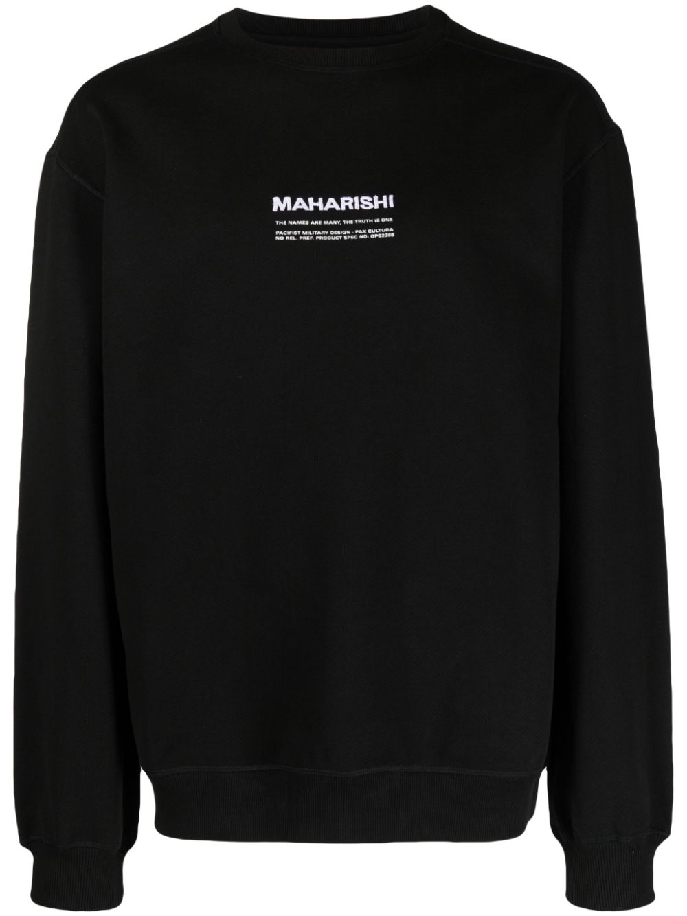 Maharishi Sweatshirt aus Bio-Baumwolle - Schwarz von Maharishi