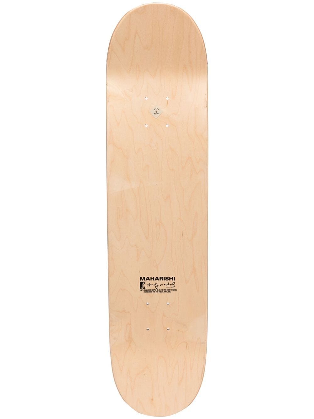 Maharishi Skateboard mit Logo-Print - Braun von Maharishi