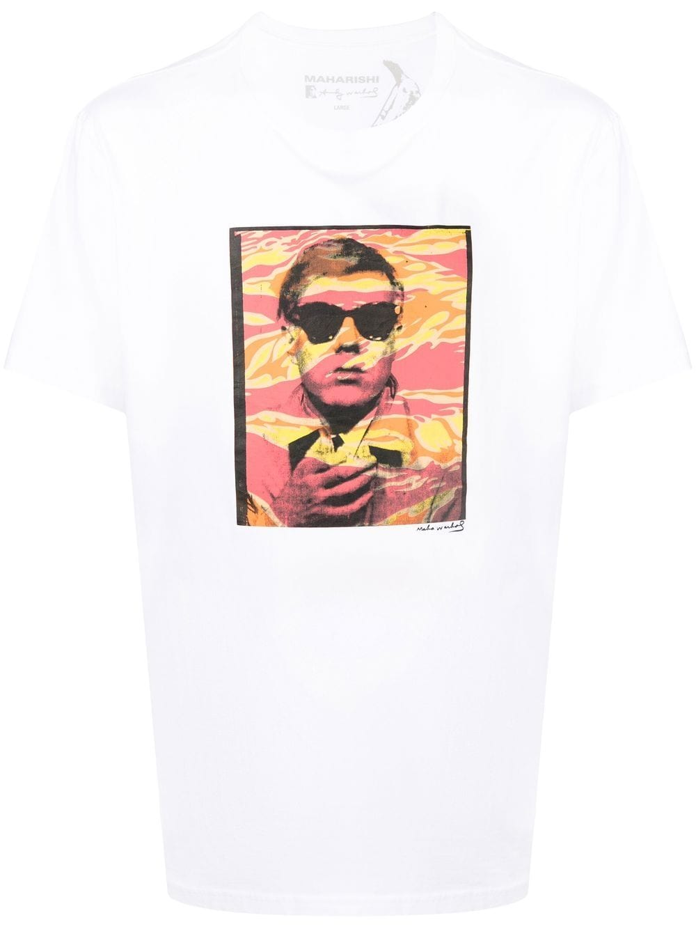 Maharishi x Andy Warhol Polaroid T-Shirt - Weiß von Maharishi