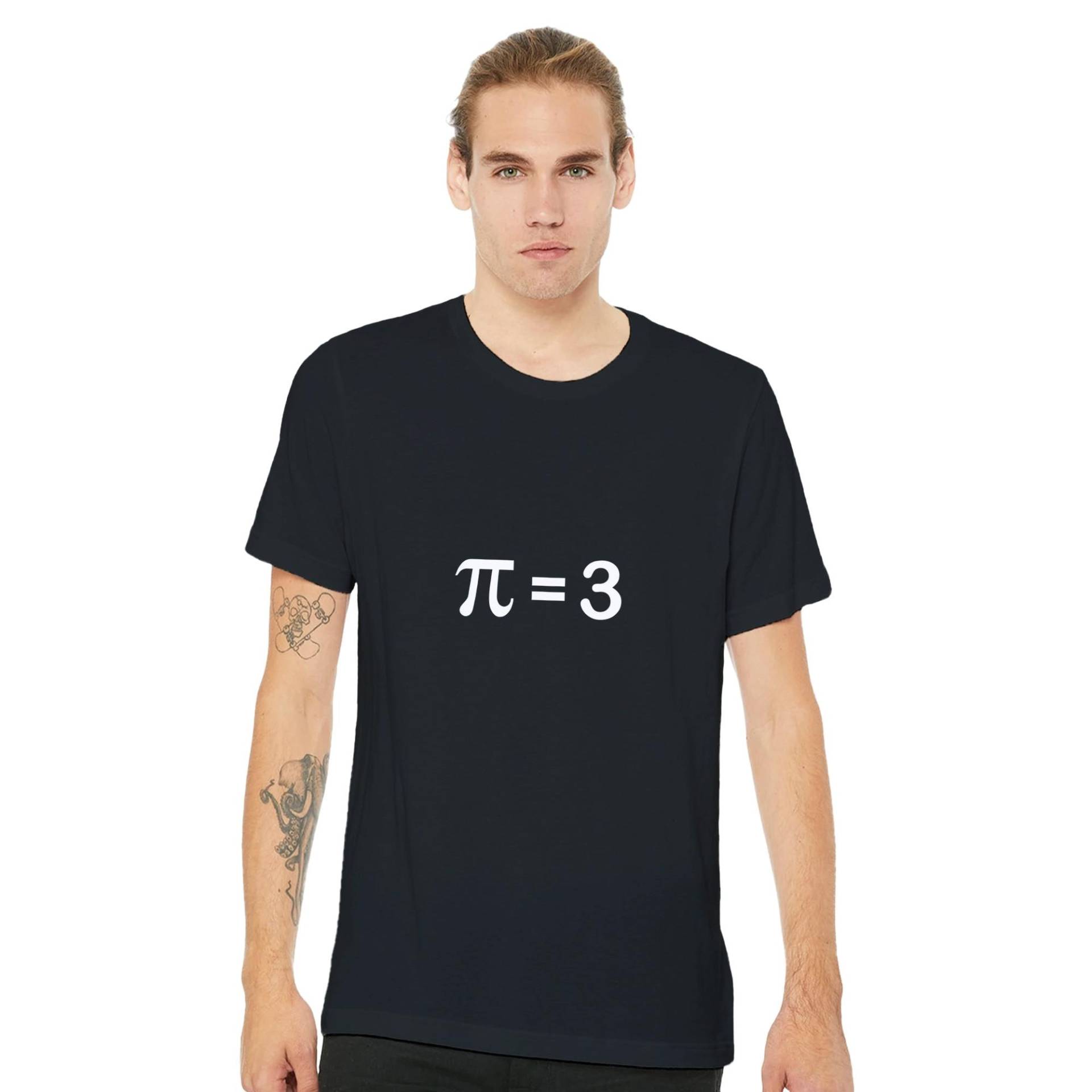 Witziges Mathe-Shirt - "Π = 3" Nerd Humor T-Shirt Für Mathematiker Unisex Witziges Mathe-Shirt - "Π = 3" Nerd Humor T-Shirt Für Mathematiker Unisex von Mahnufaktur