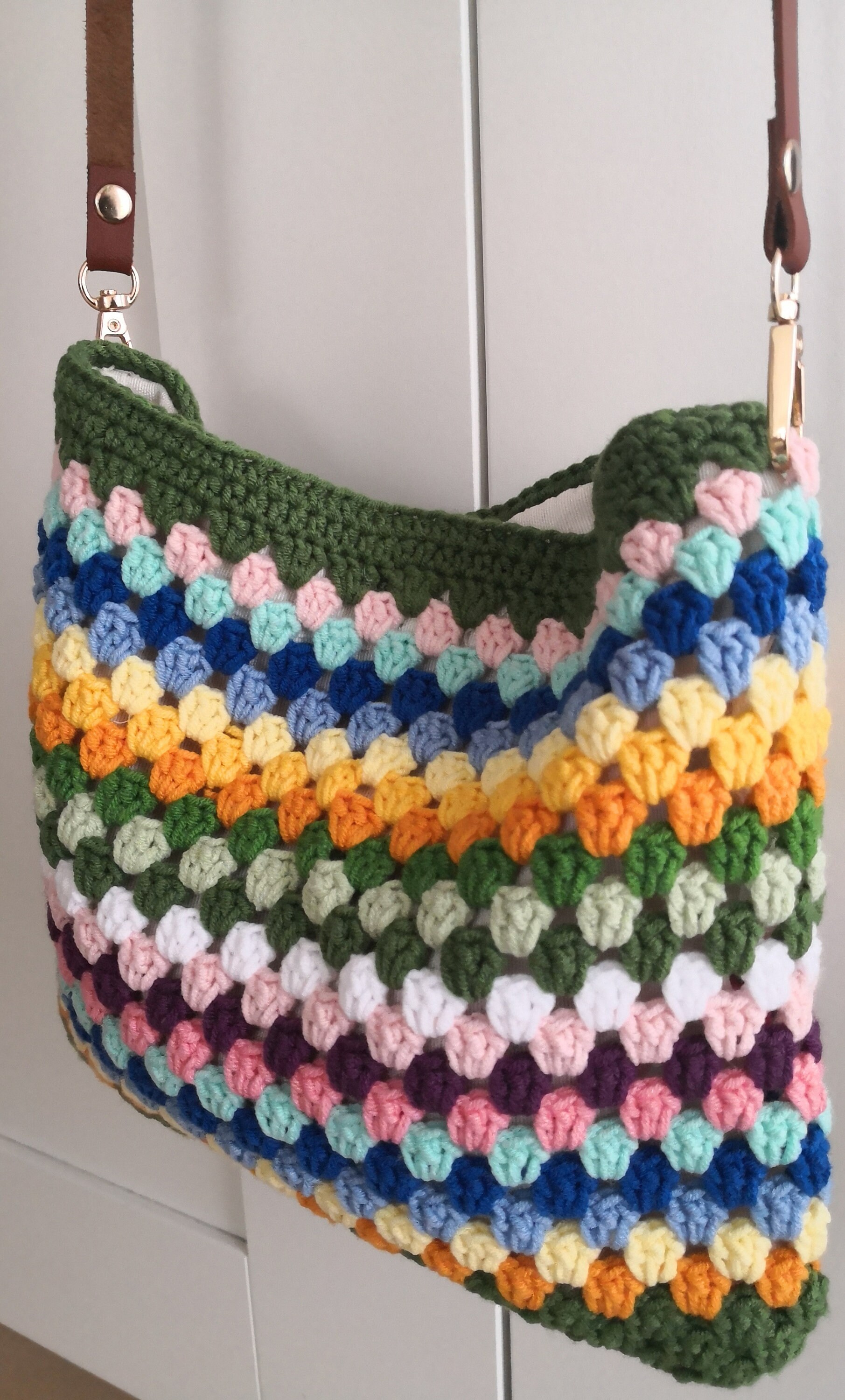 Clutchtasche, Abendtasche, Häkeltasche, Gehäkelte Tasche, Crochetbag, Granny Square Handtasche, Handmadebag Clutchtasche, Abendtasche, Häkeltasche, Gehäkelte Tasche, Crochetbag, Granny Square Handtasche, Handmadebag von MahzaAtelier