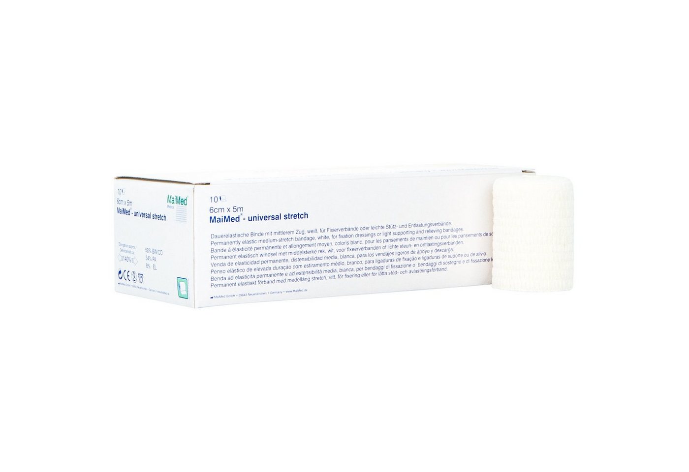 MaiMed Bandage 10 x MaiMed dauerelastische Binde universal stretch von MaiMed