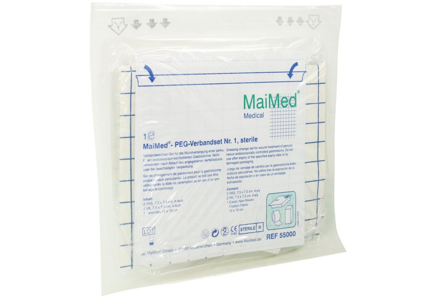 MaiMed Kalt-Warm-Kompresse 15 x MaiMed PEG-Verband-Set Nr. 1 steril von MaiMed