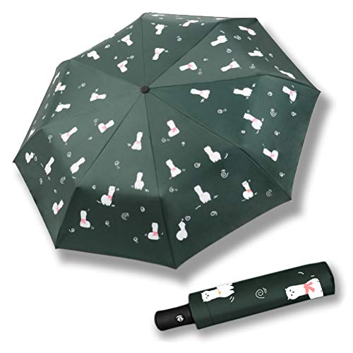 Maibar Wasserdicht Klappschirm Reiseschirm Sonnen-UV-Schutz Automatischer Regenschirm Alpaka Leicht 190T 8 Knochen Sonnenschirm Frauen Dame Multifunktionsschirm von Maibar