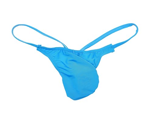 Maiclaice Herren Eisseide Tanga Low Waist Bikini Slip Unterwäsche von Maiclaice