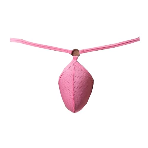 Maiclaice Herren Elastan Tanga Low Waist T-Rücken Bikini Slip Unterwäsche Rot Groß von Maiclaice