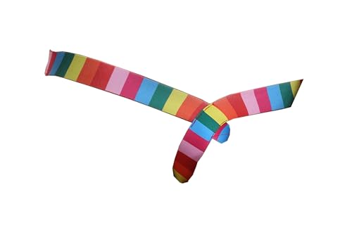 Maiclaice Herren Polyesterfaser Tanga Low Waist Bikini Slip Unterwäsche Regenbogen Groß von Maiclaice