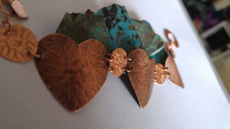 Herzen Aus Kupfer Armband Herzen Aus Kupfer Armband von MaidenMetalShop