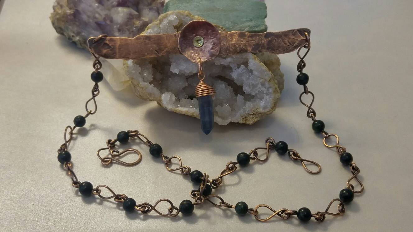 Hommage An Die Sonne Gott Ra Handgemachte Halskette Hommage An Die Sonne Gott Ra Handgemachte Halskette von MaidenMetalShop