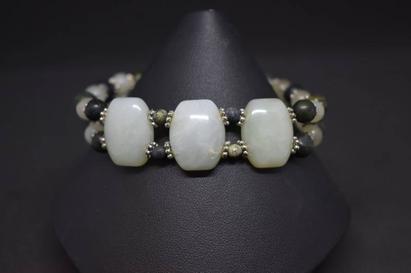 Jade Und Serpentin Armband Jade Und Serpentin Armband von MaidenMetalShop