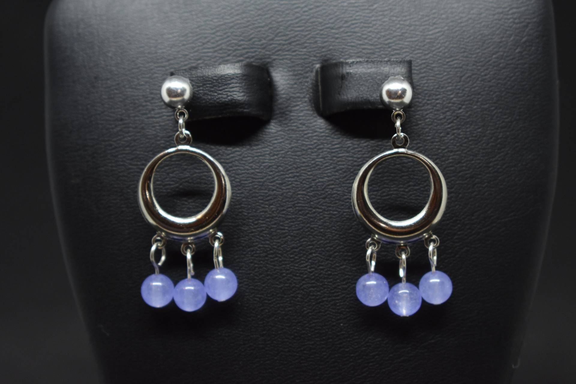Silber Und Lavendel Quarz Ohrringe Silber Und Lavendel Quarz Ohrringe von MaidenMetalShop