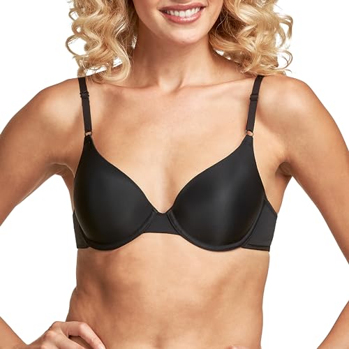 Maidenform Damen BH One Fab Fit-Demi, Schwarz (Black) - 70B (Herstellergröße: 32B) von Maidenform