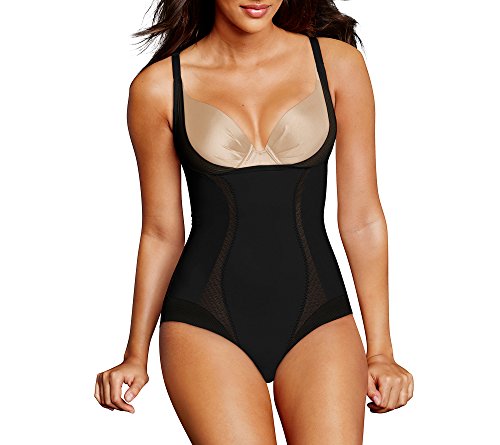 Maidenform Damen Firm Foundations - Wyob bodybrief Formender Body, Schwarz (Black Xbk), L EU von Maidenform