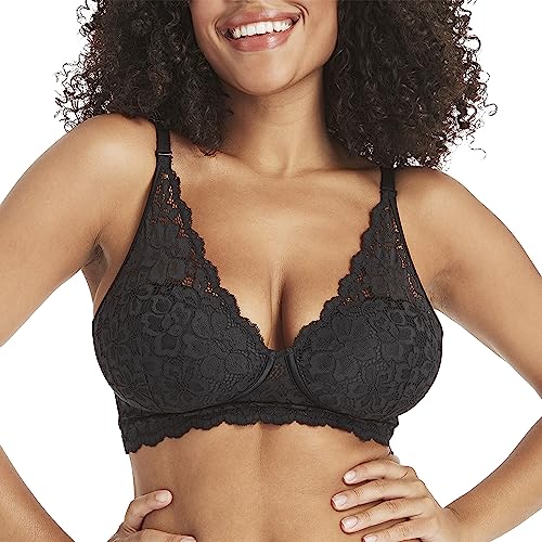 Maidenform Damen Casual Comfort-Convertible Bralette, Black, 85C von Maidenform