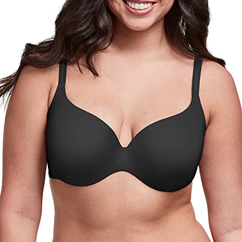 Maidenform Damen Comfort Devotion Full Coverage Underwire Bra BH mit voller Abdeckung, Undurchsichtige, Black, 36D von Maidenform