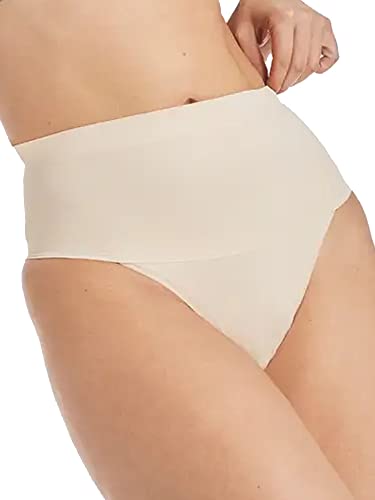 Maidenform Damen Cover Your Bases 2 Pack Thong Tangahöschen, Nude, S von Maidenform