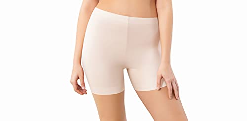 Maidenform Damen Cover Your Set mit 2 Schlankheitsboxern Decken Ihre Basen ab, Nude 1/ Transparent/Nude 1/ Transparent, M (2er Pack) von Maidenform