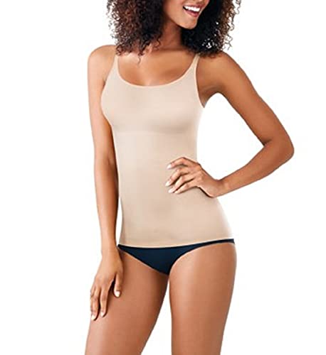 Maidenform Damen Cover Your SmoothTec Shaping Camisole Tarnung Bedecken Sie Ihre Basen, Nude Transparent, L von Maidenform