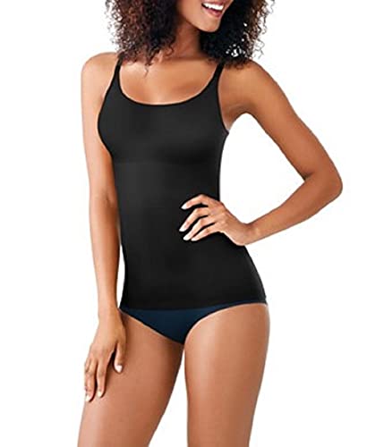 Maidenform Damen Cover Your SmoothTec Shaping Camisole Tarnung Bedecken Sie Ihre Basen, Schwarz, M von Maidenform