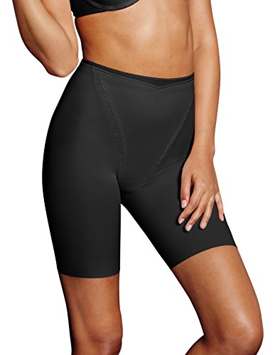 Maidenform Damen Firm Foundations - Thigh Slimmer Miederhose, Schwarz (Black Xbk), XL EU von Maidenform