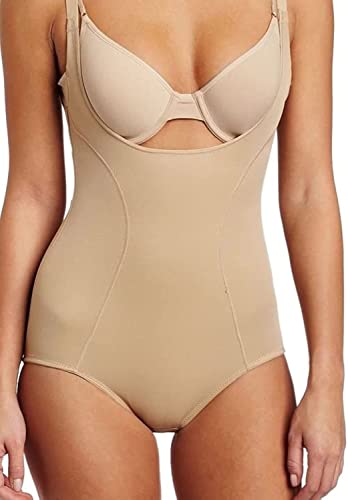 Maidenform Damen Formender Body ULTIMATE SLIMMER, Einfarbig, Gr. 36 (Herstellergröße: S), Beige (BODY BEIGE BDB) von Maidenform