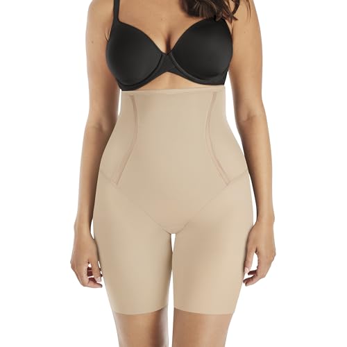 Maidenform Damen Firm Foundations - Hi-Taille Duw Slimmer Miederhose, Beige (Latte Lift A2q), L EU von Maidenform