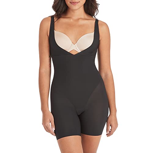 Maidenform Damen Take Inches Off - Unitard Miederkleid, Schwarz, S EU von Maidenform