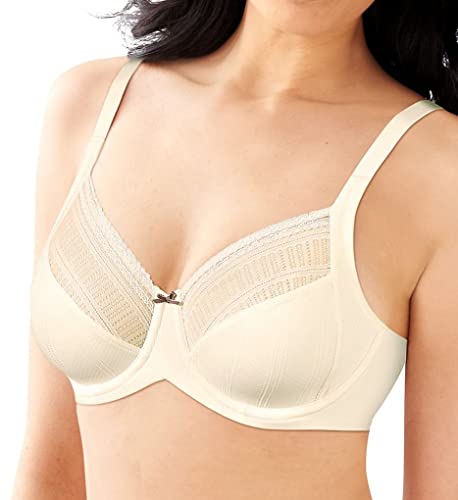 Maidenform Damen Minimizer BH Enchantment Mesh Minimiser, Elfenbein (Ivory W/ Rum Raisin Crush Iur), 36F von Maidenform
