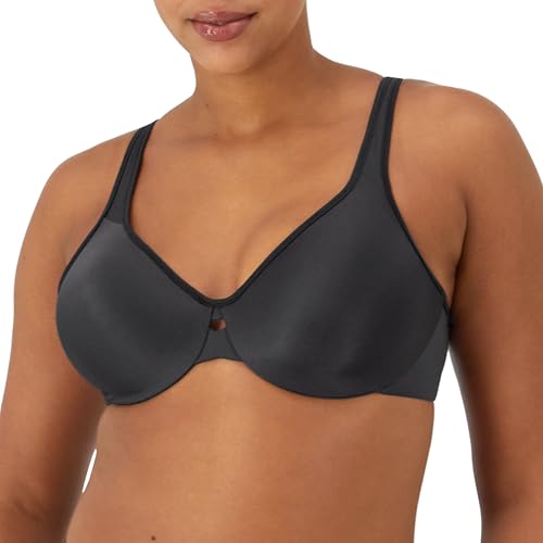 Maidenform Damen Minimizer BH Plunge Into Comfort Keyhole Lilyette, Black (Onyx), 80E von Maidenform