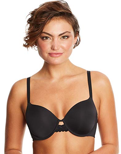 Maidenform Damen One Fab Fit Underwire, Microfiber T-Shirt, Full-Coverage Convertible Bra BH mit voller Abdeckung, Blickdicht, Schwarz, 75D von Maidenform