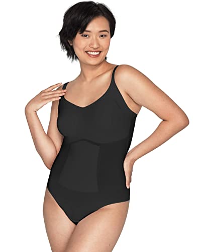 Maidenform Damen Power Players​ Thong Bodysuit Dms083 Shapewear Ganzkrper-Body, schwarz, Large von Maidenform