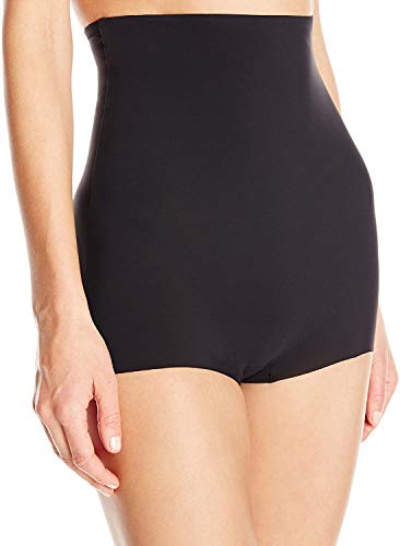 Maidenform Damen Sleek Smoothers-Hi-Waist Boy Short Miederpants, Black, L von Maidenform