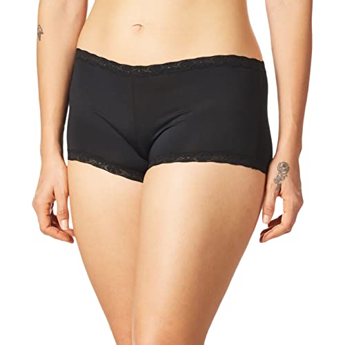 Maidenform Damen Slip Microfibre Shorty,Uni, Schwarz, 38 von Maidenform