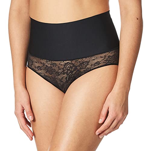 Maidenform Damen Tame Your Tummy Brief Formunterhose, Schwarze Spitze, XX-Large von Maidenform