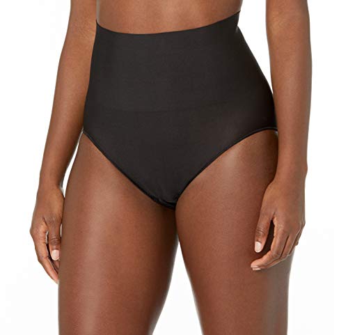 Maidenform Damen Tame Your Tummy Brief Zähme Dein Bauchspitzenhöschen, Schwarz, L von Maidenform