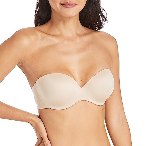 Maidenform Damen Trägerloser BH Maidenform Comfort Devotion Strapless Bra Einfarbig, Beige (LATTE LIFT LLF), Gr. 75C (Herstellergröße: 34C) von Maidenform