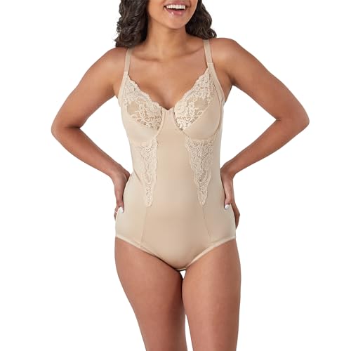 Maidenform Damen Ultra Fester Body Shaper mit integriertem Bügel-BH, Paris, hautfarben, 85D von Maidenform