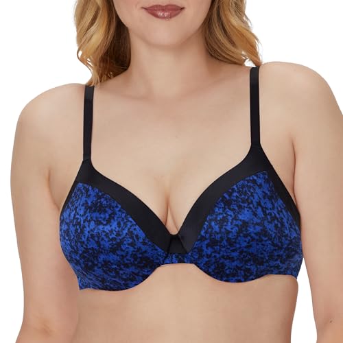 Maidenform Damen Underwire, Comfort Devotion Full-Coverage T-Shirt Bras, Convertible Bra BH, Schwarzer Tintendruck, 90C von Maidenform