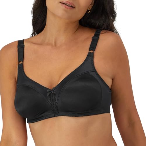 Maidenform Damen bh Bali - Double Support Wirefree Bra, Schwarz (Noir Xbk), 34B von Bali