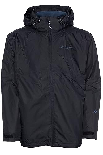 Maier Sports 3 in1 Jacke Funktionsjacke Outdoorjacke Anorak Damen Wasserdicht, Farbe:schwarz, Damengrößen:50 von Maier Sports