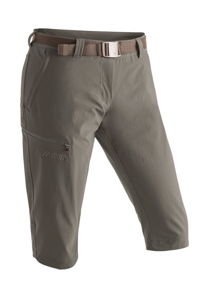 Maier Sports Caprihose Inara slim 3/4 Damen Wanderhose, atmungsaktive Outdoorhose, 3/4 Hose mit 3 Taschen von Maier Sports